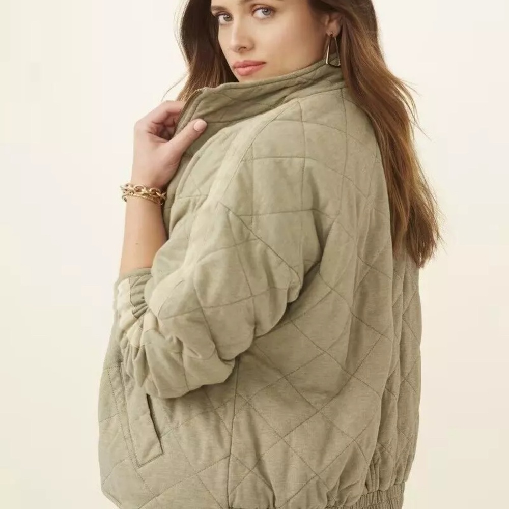 Bagatelle Quilted Bomber Jacket